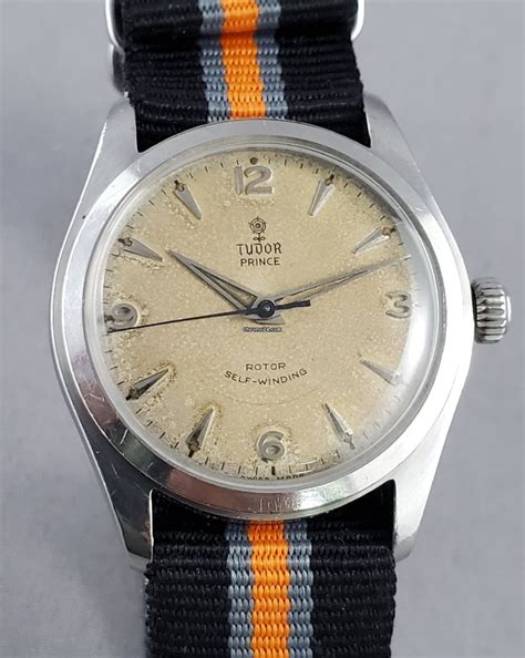 Tudor Prince 1952 Patented 3/6/9/12 dial 'BNGE era' British for 